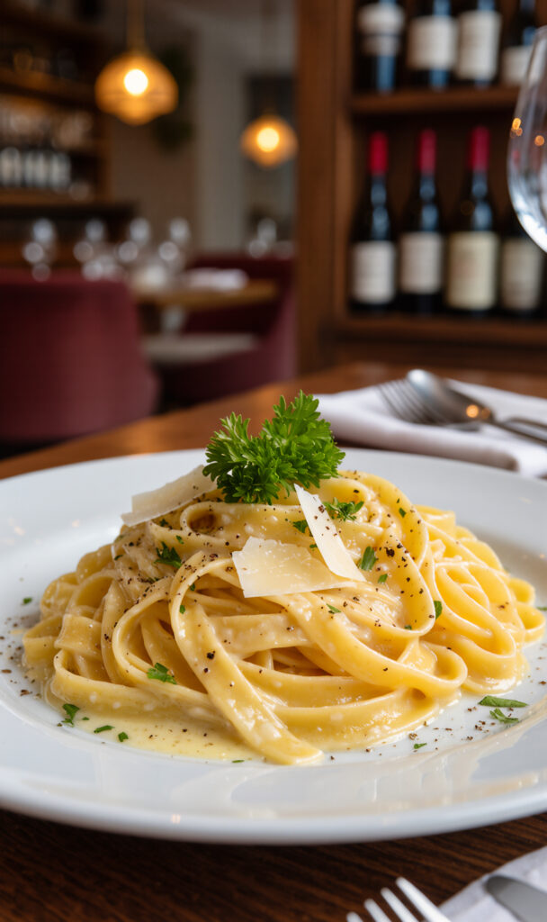 fetuccine alfredo pasta dish fetuccine alfredo pasta dish