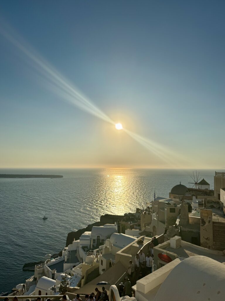 sunset santorini sunset santorini