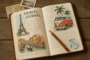 travel journal book and writing ai travel journal book and writing ai